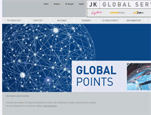 Tablet Screenshot of jk-globalservice.com